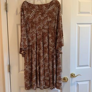 SALE -- NEW & TRENDING -- Leopard Print Dress by Dress Barn - 2X